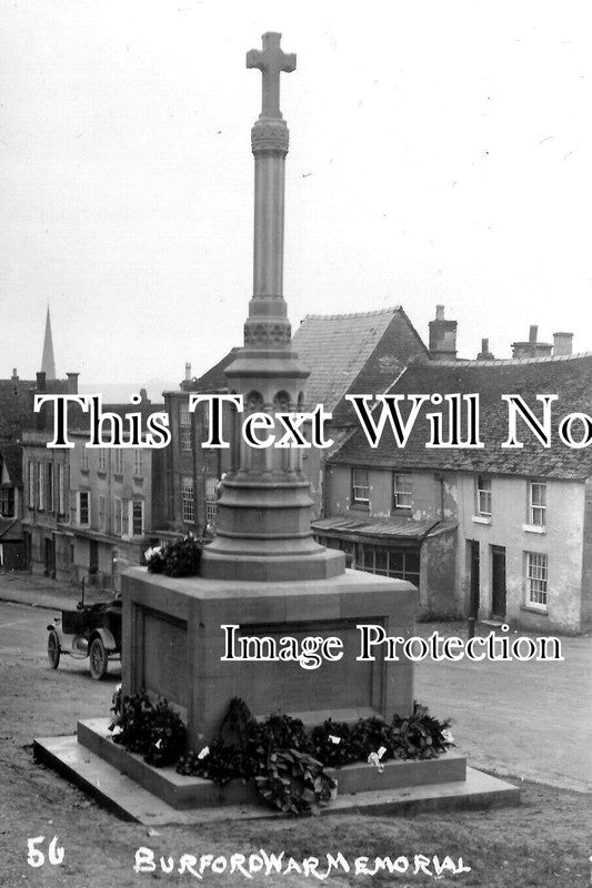 OX 1612 - Burford War Memorial, Oxfordshire
