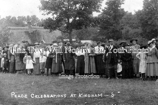 OX 1615 - Peace Celebrations At Kingham, Oxfordshire c1918