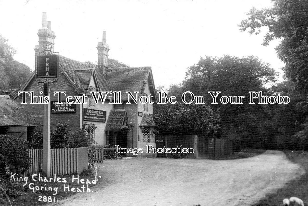 OX 1631 - King Charles Head Pub, Goring Heath, Oxfordshire