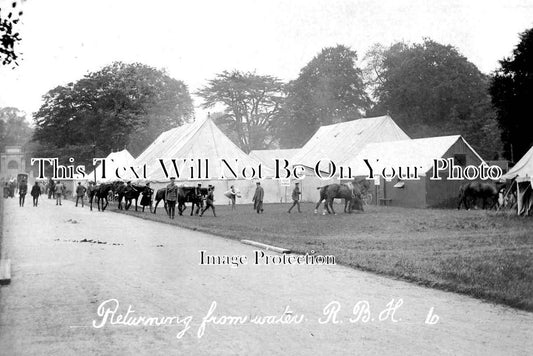 OX 1726 - Royal Bucks Hussars Yeomanry Summer Camp, Woodstock 1911