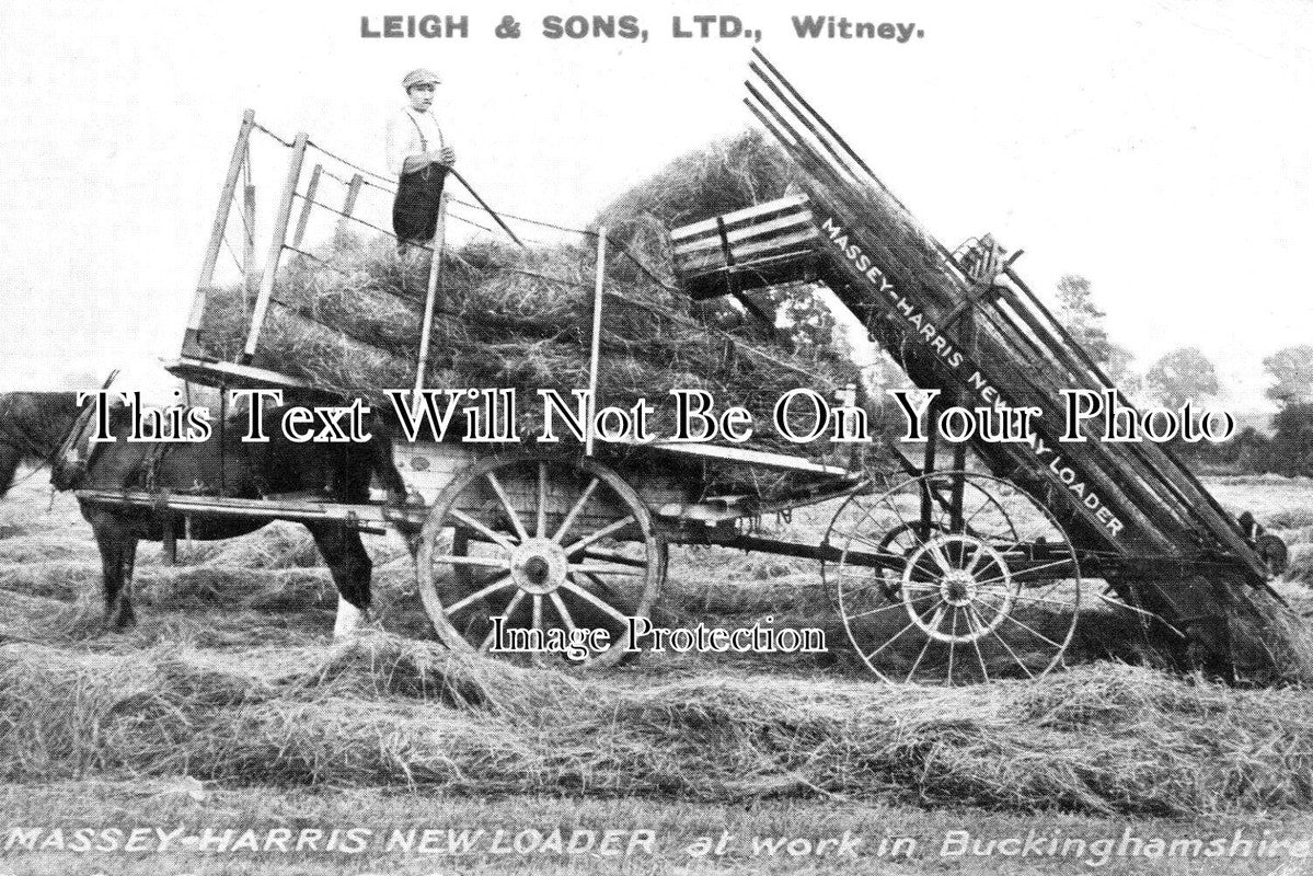 OX 1747 - Leigh & Sons Ltd, Witney, Massey Harris Hay Loader