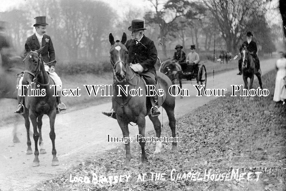 OX 1766 - Lord Brassey, Chapel House Meet Hunt, Oxfordshire