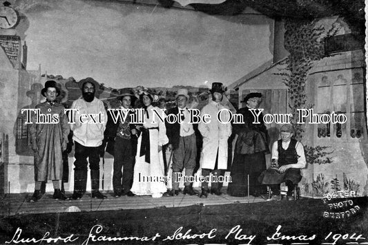 OX 182 - Burford Grammar School Play, Oxfordshire 1904