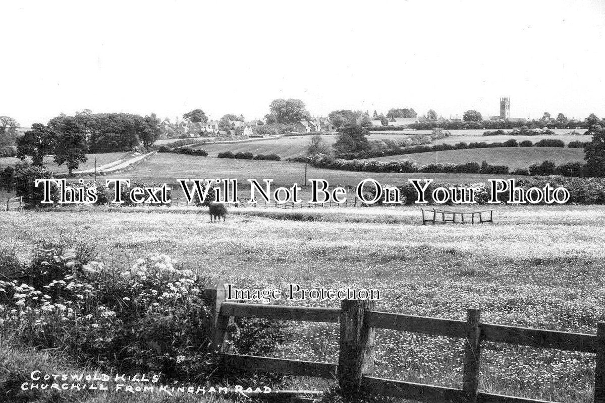 OX 1822 - Churchill From Kingham Road, Cotswold Hills, Oxfordshire