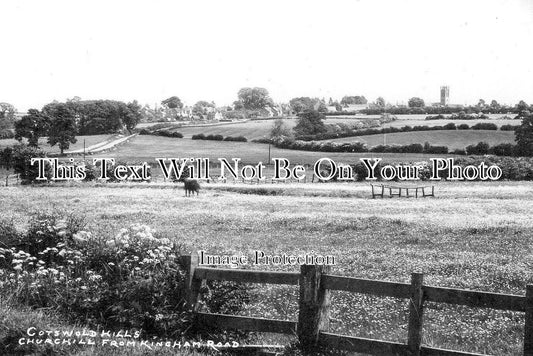 OX 1822 - Churchill From Kingham Road, Cotswold Hills, Oxfordshire