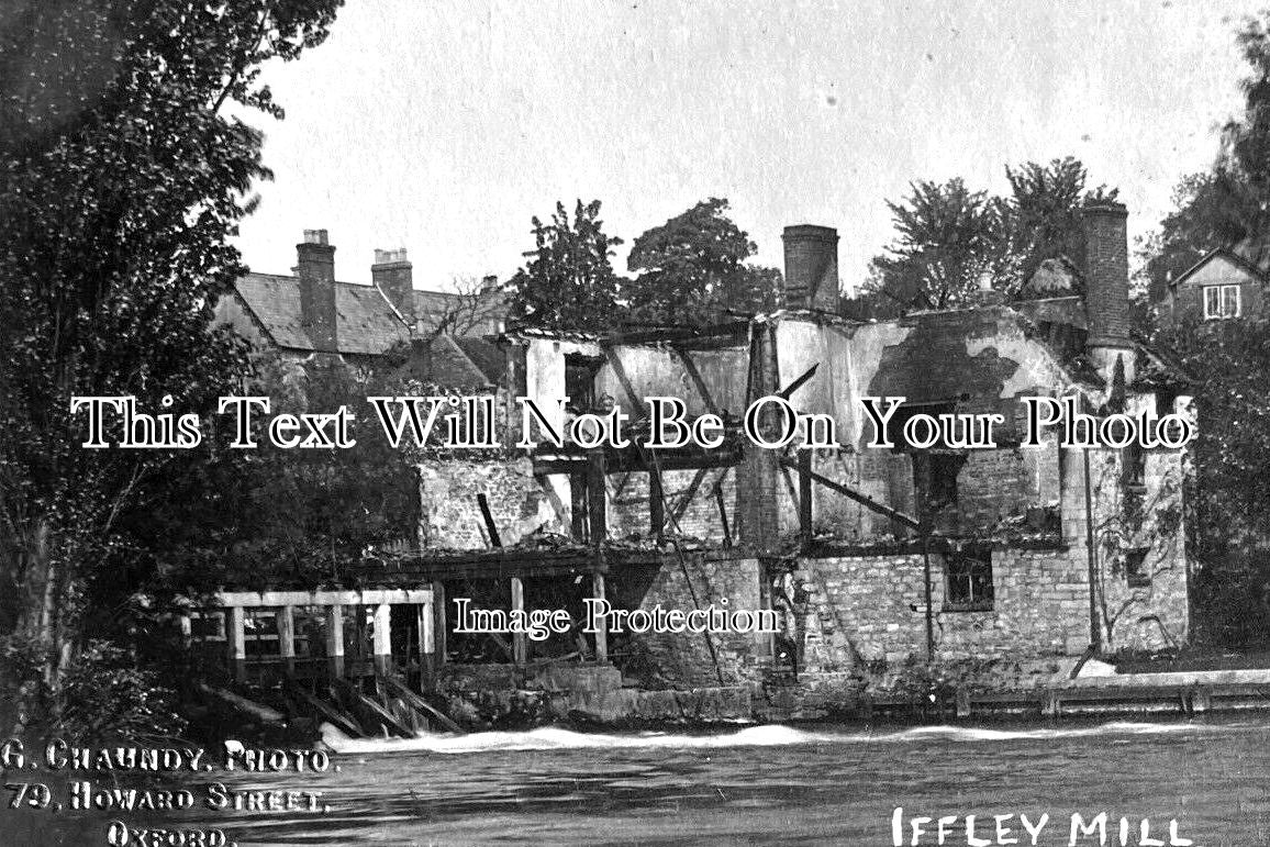 OX 1870 - Iffley Mill After The Fire, Oxfordshire