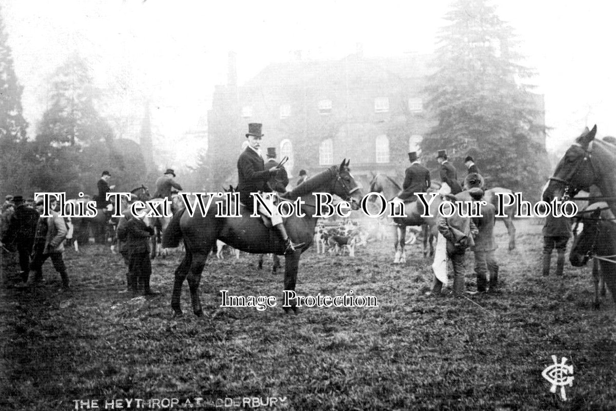 OX 1881 - The Heythrop Hounds, Adderbury, Oxfordshire