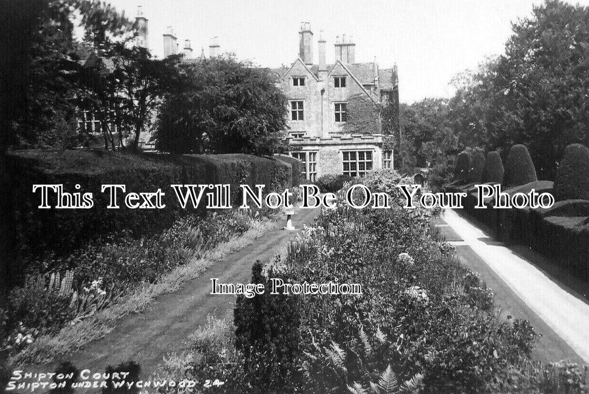 OX 1886 - Shipton Court, Shipton Under Wychwood c1935