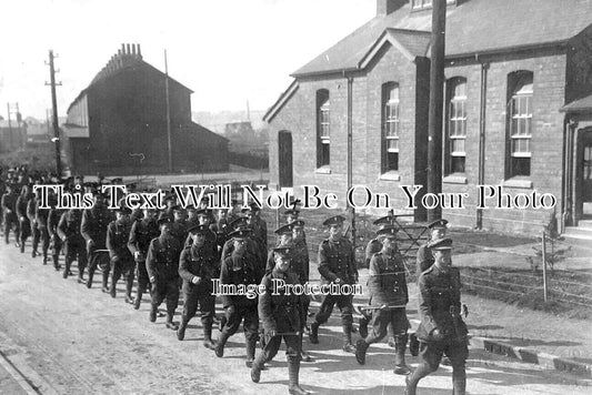 OX 1889 - Soldiers Marching Towards Cowley Barracks, Oxford