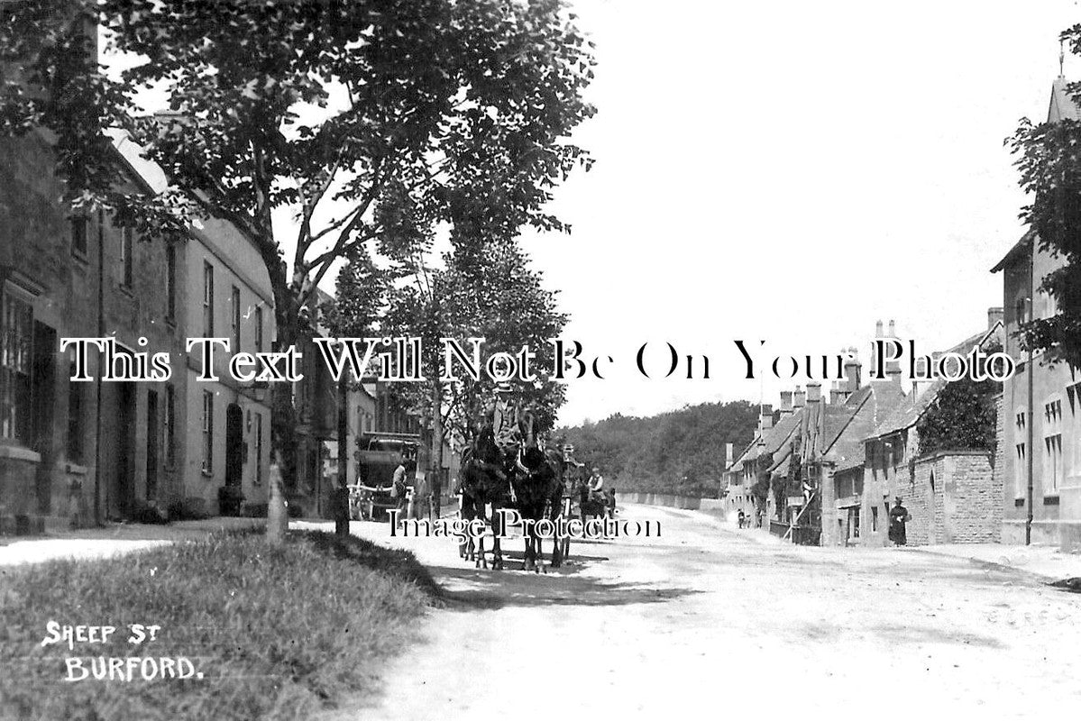 OX 1929 - Sheep Street, Burford, Oxfordshire c1910