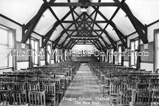 OX 1945 - The New Hall, Dragon School, Oxford, Oxfordshire