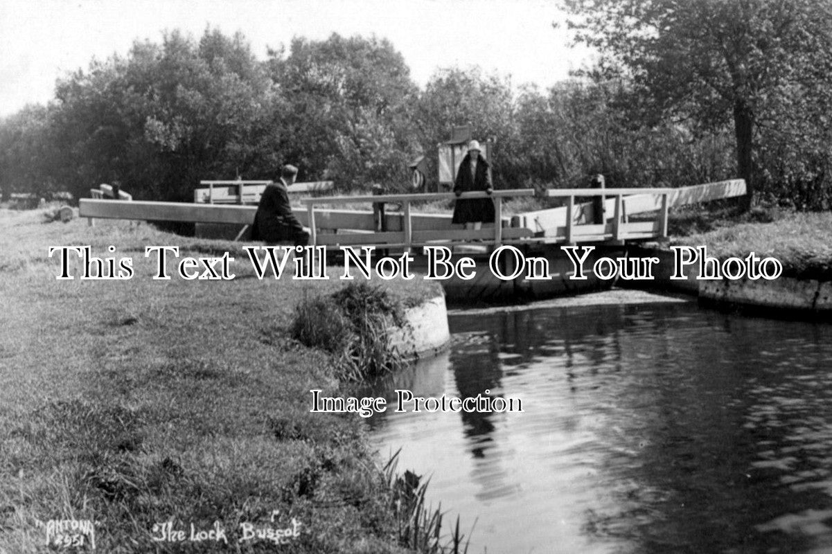 OX 199 - Buscot Lock, Oxfordshire c1914