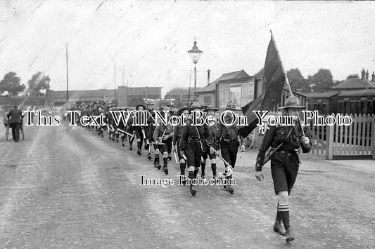 OX 2 - Marching Boy Scouts, Banbury, Oxfordshire 1911