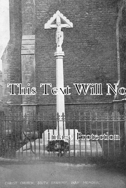 OX 269 - War Memorial, Christ Church, South Banbury, Oxfordshire