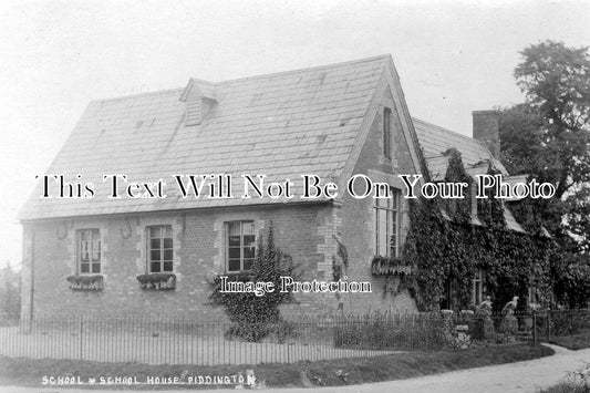 OX 291 - School & School House, Piddington, Oxfordshire