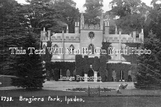 OX 298 - Braziers Park Manor House, Ipsden, Oxfordshire c1912