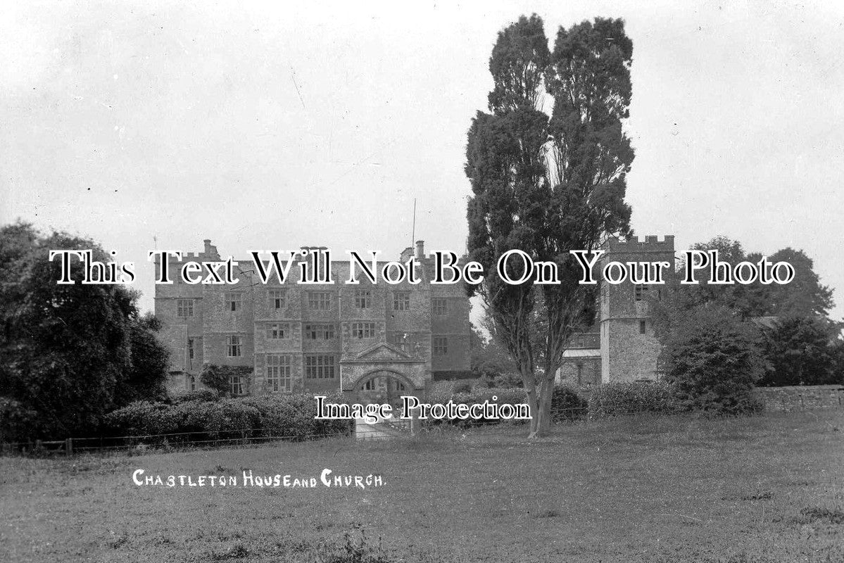 OX 299 - Chastleton Manor House & Church, Oxfordshire c1915
