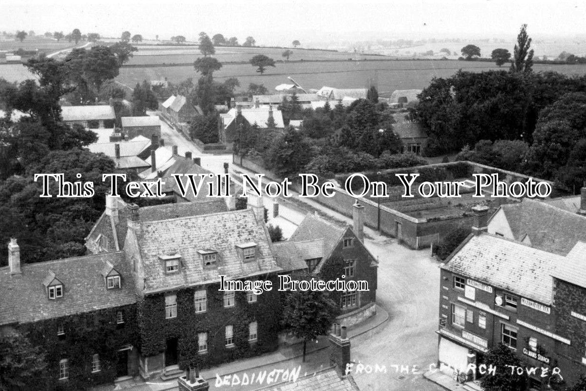 OX 302 - Deddington From Church Tower, Oxfordshire – JB Archive