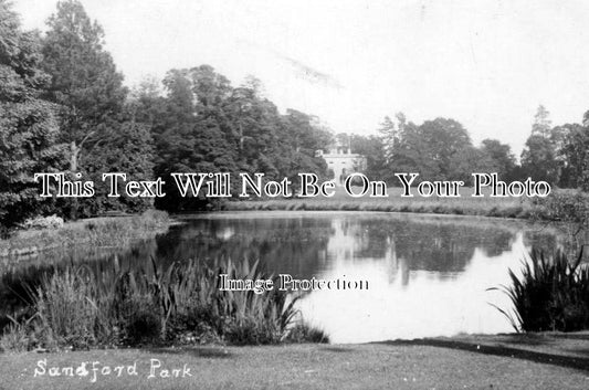 OX 332 - Sandford St Martin Park, Oxfordshire c1907