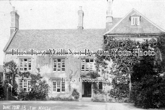 OX 363 - The Manor, Dunstew, Oxfordshire c1920