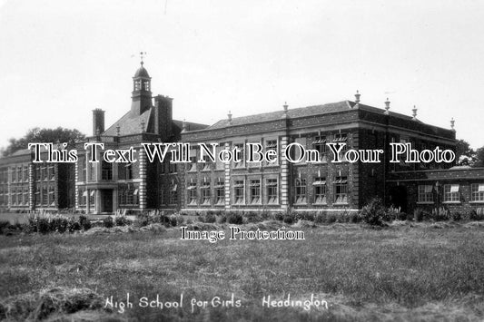 OX 458 - High School For Girls, Headington, Oxfordshire