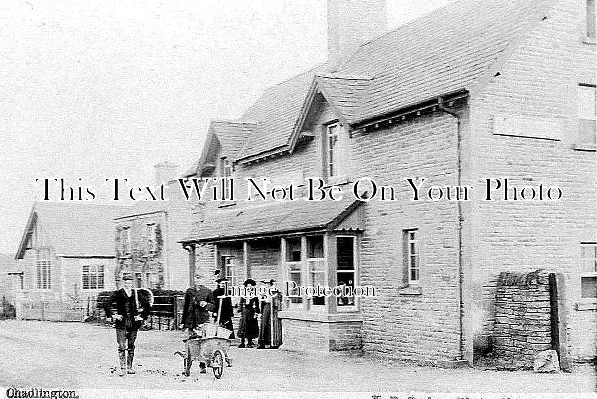 OX 50 - Butcher Shop, Chadlington, Oxfordshire c1910