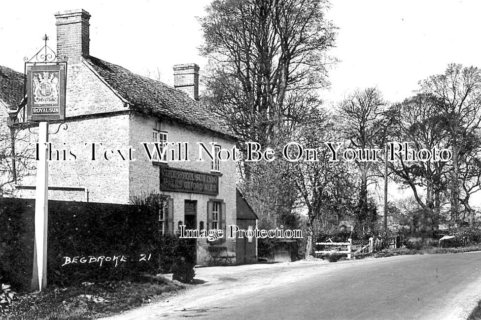 OX 518 - Royal Sun Inn, Begbroke, Oxfordshire c1929