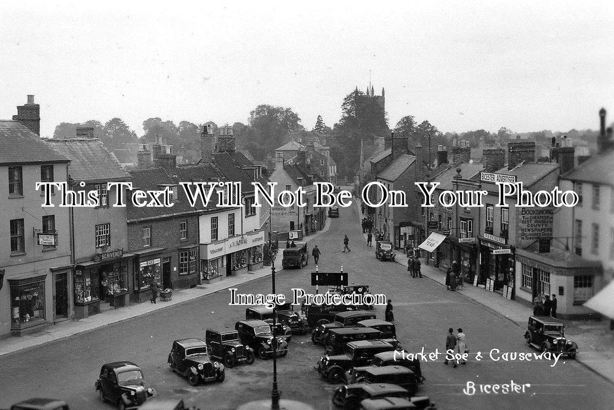 OX 55 - Market Square & Causeway, Bicester, Oxfordshire