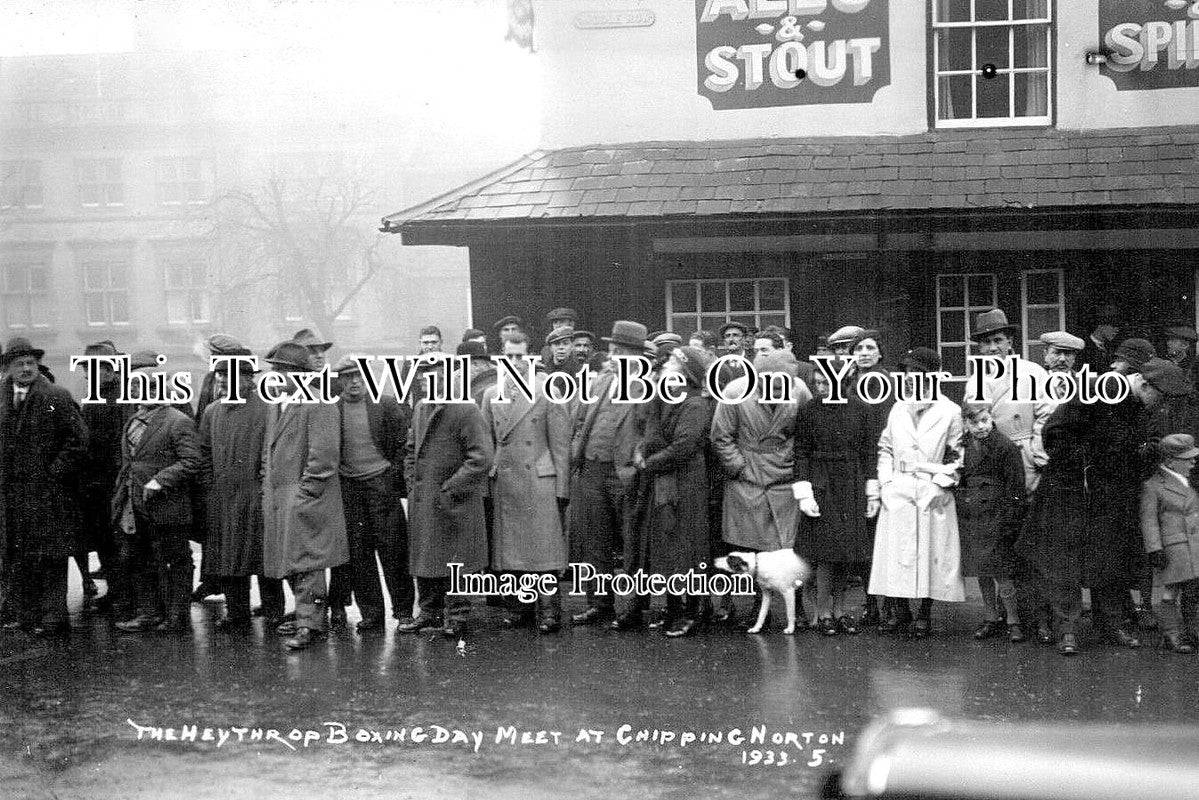 OX 664 - The Heythrop Boxing Day Meet, Chipping Norton, Oxfordshire 1913