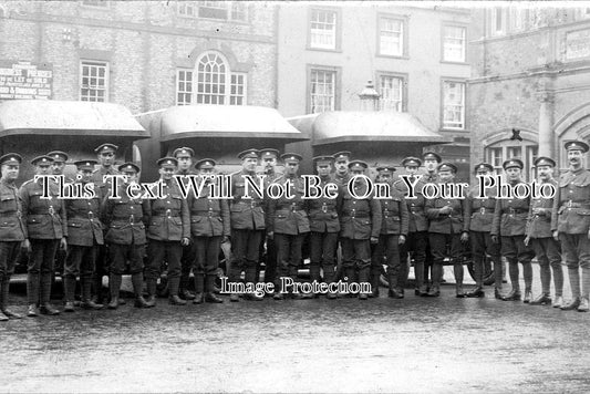 OX 731 - Military Group In Thame Market Place, Oxfordshire
