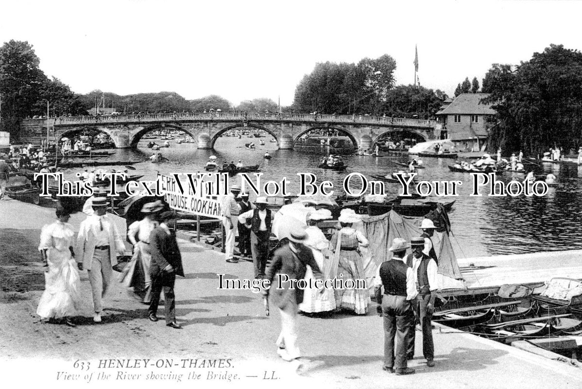 OX 785 - River & Bridge, Henley On Thames, Oxfordshire