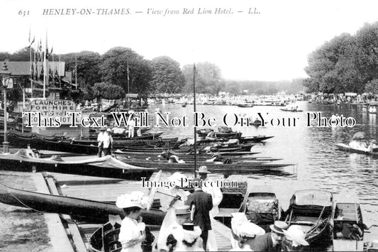 OX 786 - Henley On Thames From Red Lion Hotel, Oxfordshire