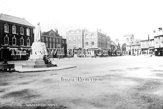 OX 789 - Market Square, Wantage, Oxfordshire c1910
