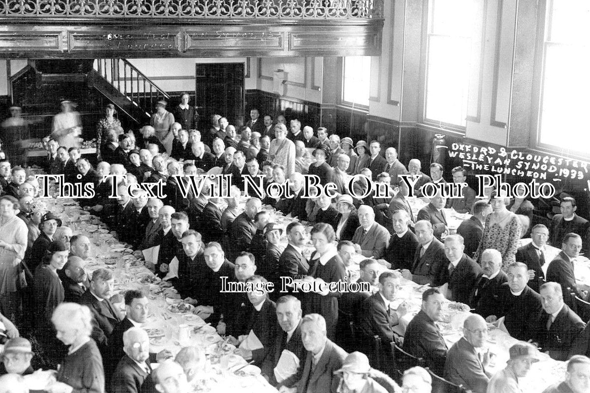 OX 841 - Luncheon, Oxford & Gloucester Wesleyan Synod, Oxfordshire 1933