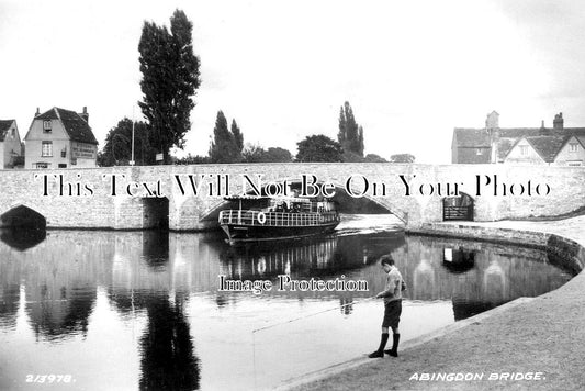 OX 875 - Abingdon Bridge, Oxfordshire c1939