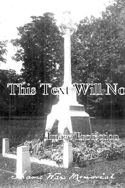 OX 876 - Thame War Memorial, Oxfordshire