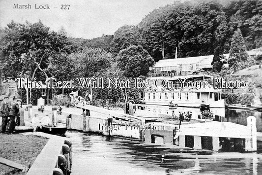 OX 886 - Marsh Lock, Henley On Thames, Oxfordshire 1908