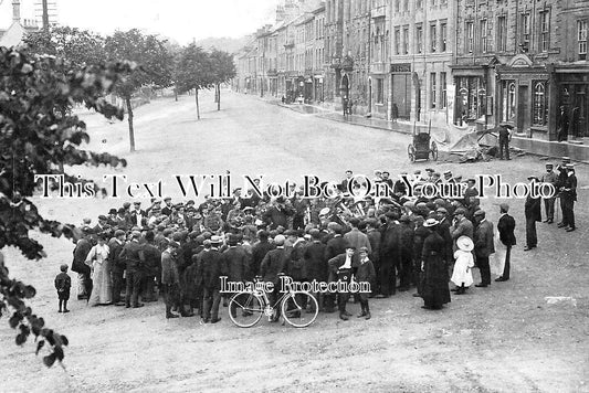 OX 907 - Brass Band At Chipping Norton, Oxfordshire c1908