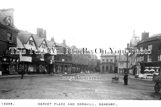 OX 911 - Market Place & Cornhill, Banbury, Oxfordshire