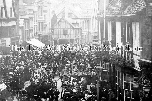 OX 915 - Banbury Friendly Societies Jubilee Procession, Oxfordshire c1907