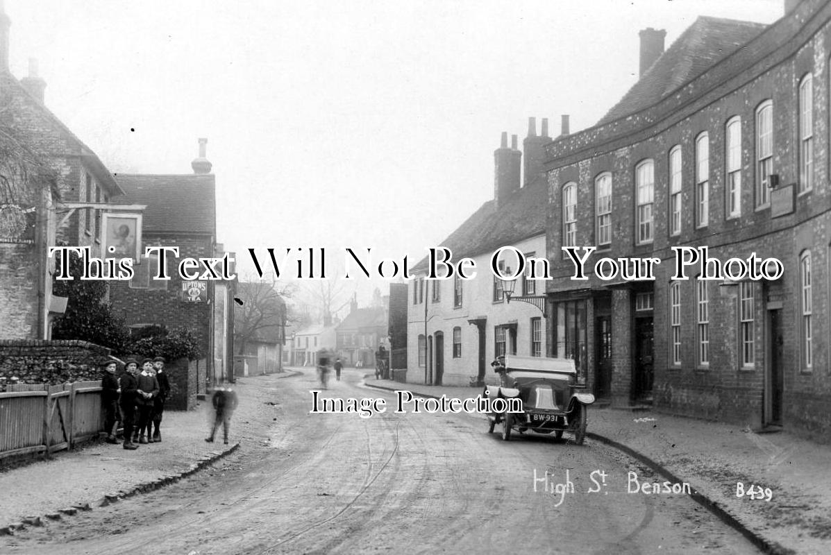 OX 92 - High Street, Benson, Oxfordshire c1915