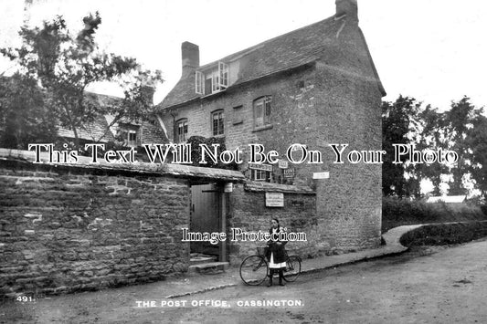 OX 923 - The Post Office & Shop, Cassington, Oxfordshire c1916