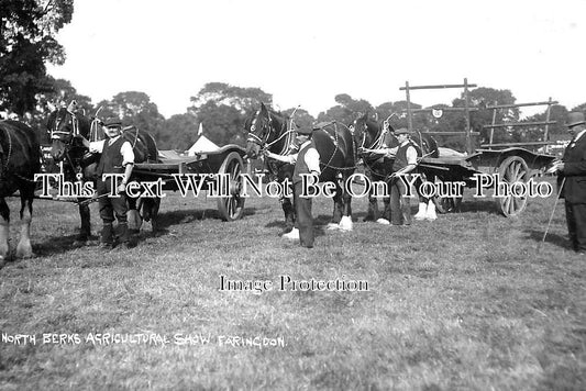 OX 942 - North Berkshire Agricultural Show, Faringdon c1913