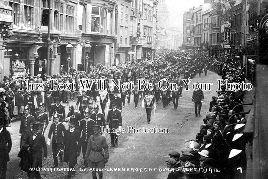 OX 943 - Military Funeral, Oxford, Oxfordshire 1912