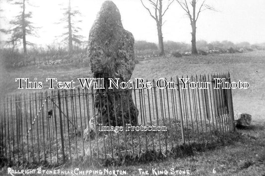 OX 965 - The King Stone, Rollright Stones, Chipping Norton c1935