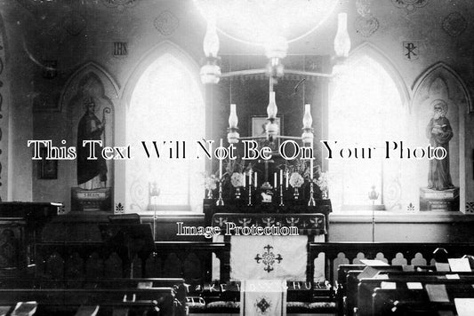 OX 996 - Stoke Row Church Interior, Oxfordshire c1913