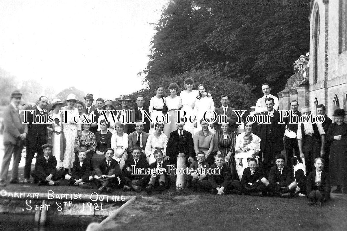 RU 195 - Baptist Outing, Oakham, Rutland 1921