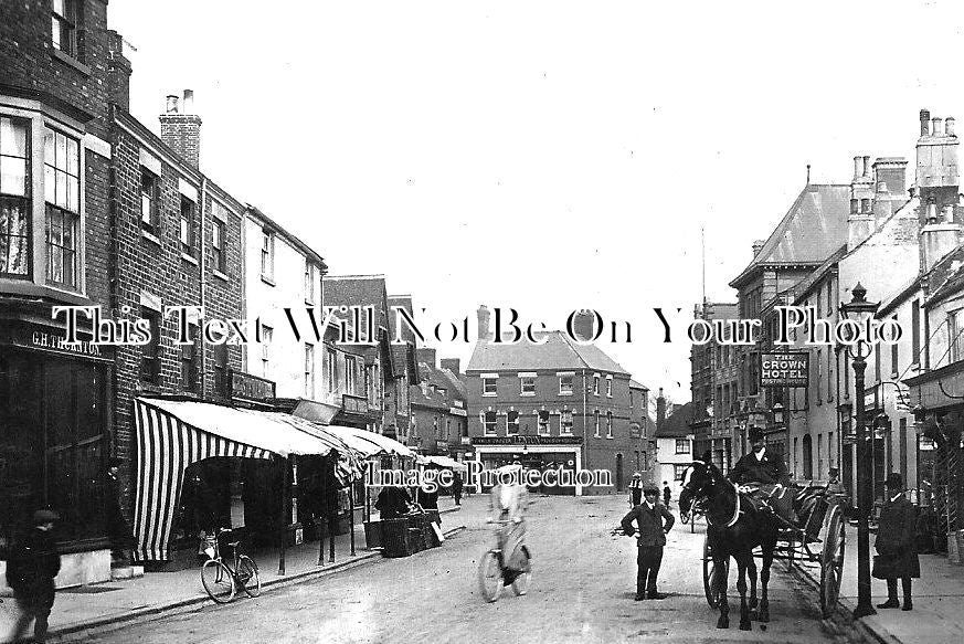 RU 213 - Oakham High Street, Rutland c1912