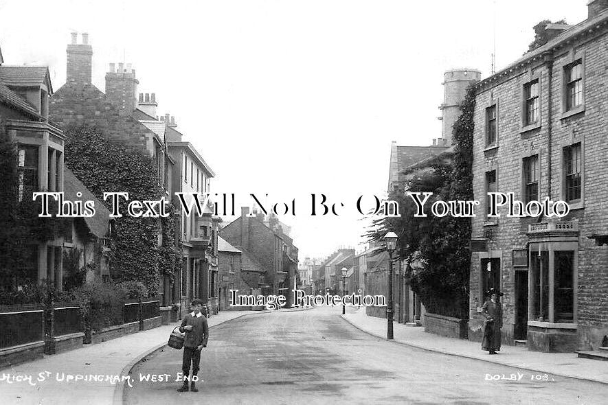 RU 270 - High Street, Uppingham, Rutland c1915