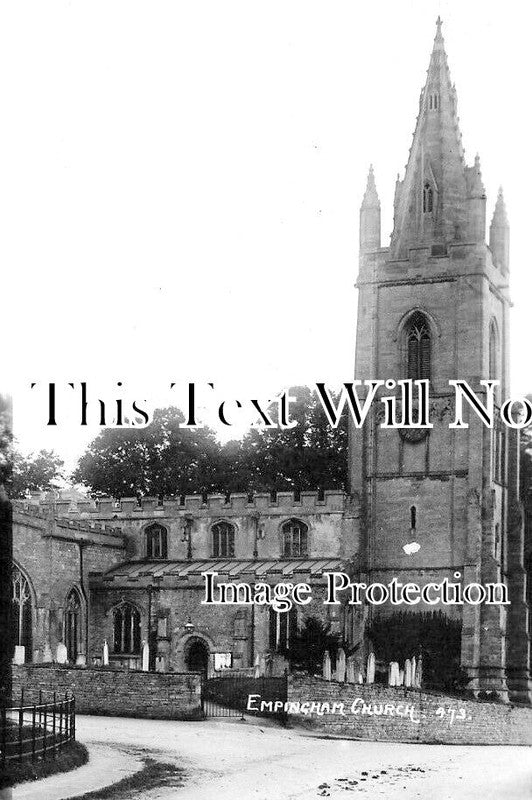 RU 293 - Empingham Church, Rutland c1917
